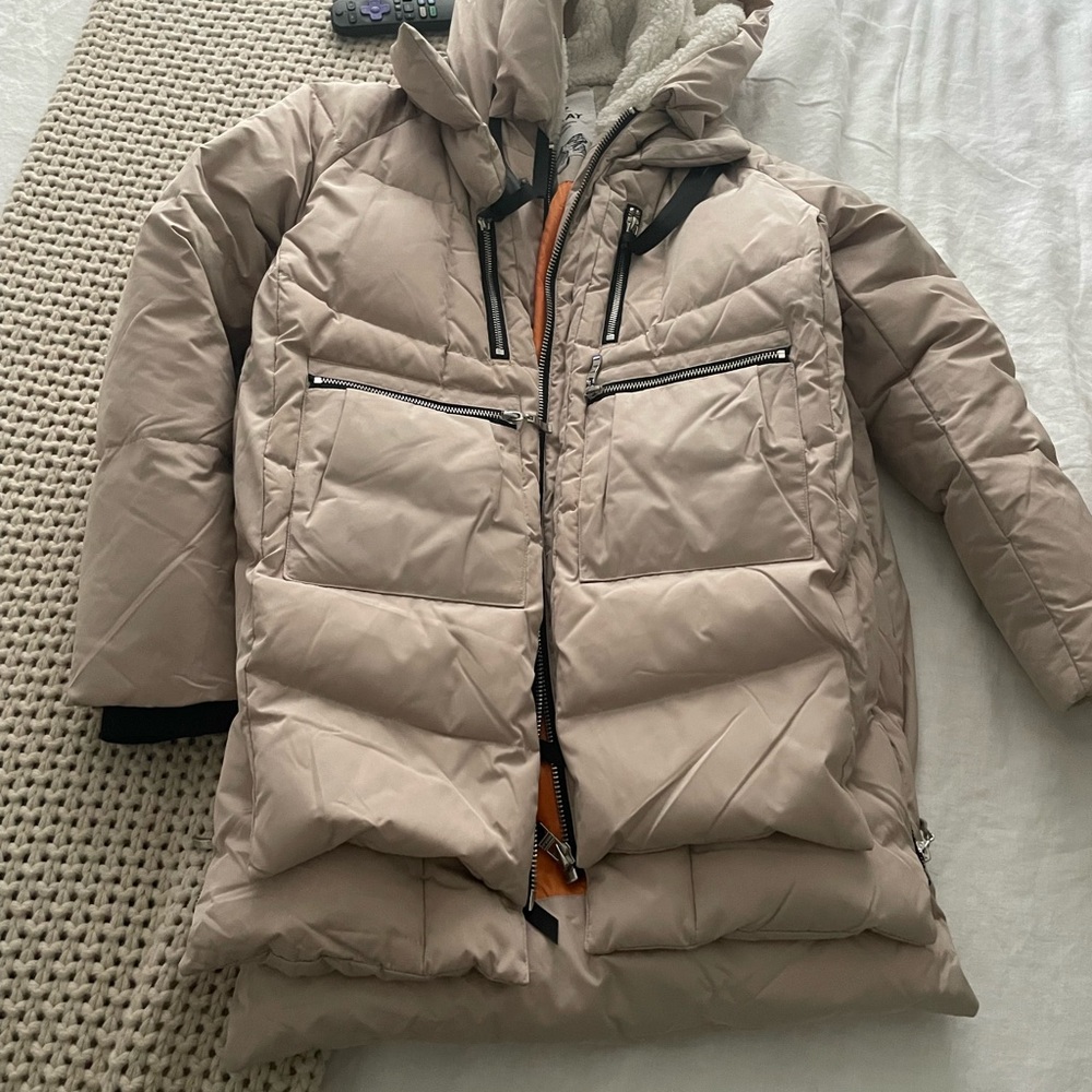 Beige Down Jacket - image 1